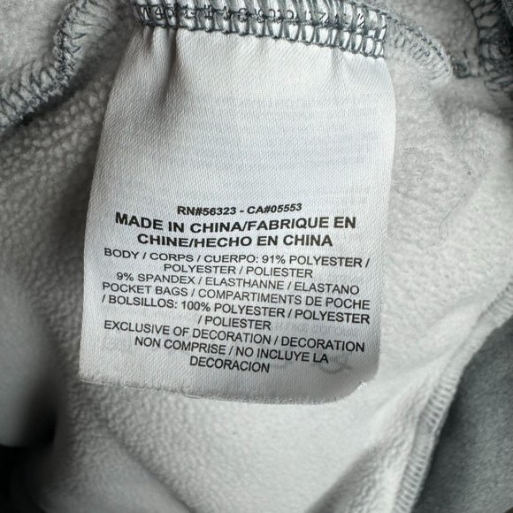 Nike Womens Size XS‎ Gray Pullover Sweatshirt Spellout Just Do It Hoodie - Picture 8 of 12